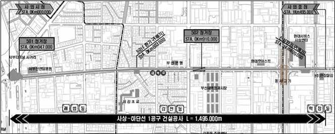 부산시, '사상구 새벽로 땅꺼...