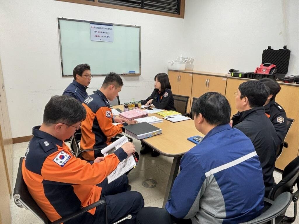 춘천소방서, 데이터센터 유관기관 합동...