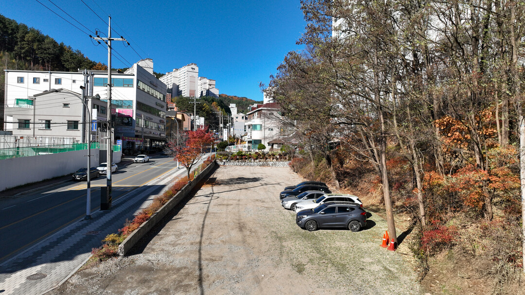 태백시, 대학길 임시공영주차장 개방
