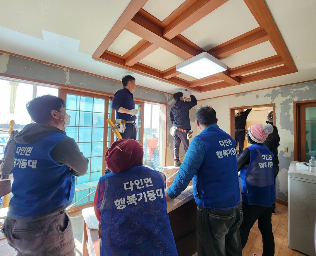 의성 다인면, 행복기동대 대상 현장 ...