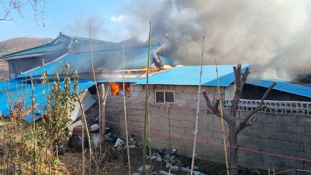 경북 안동소방서, 단독주택화재 소화기...