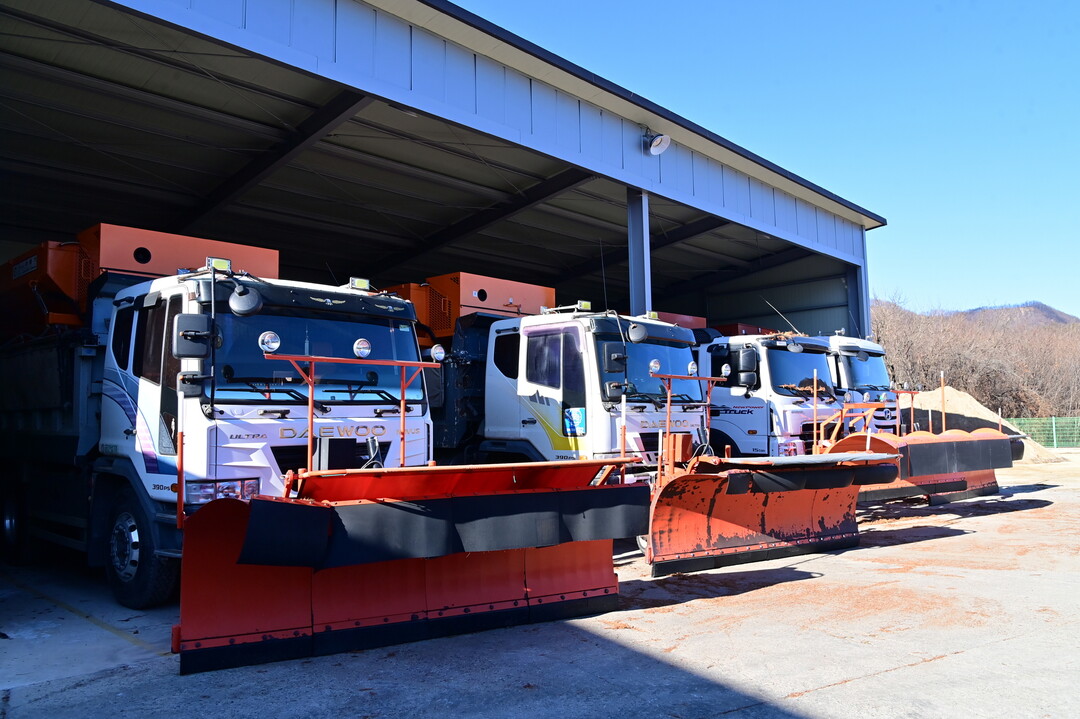 경북 청송군, 겨울철 도로 제설 총력...