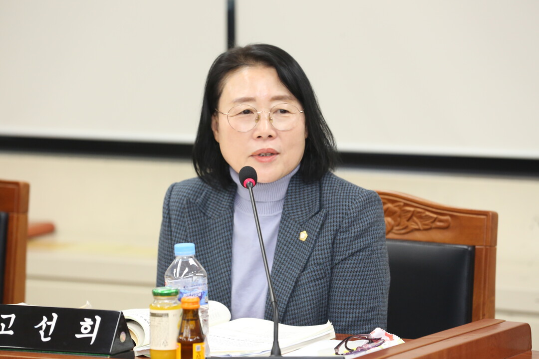 고선희 인천 서구의회 의원, 지역돌봄...