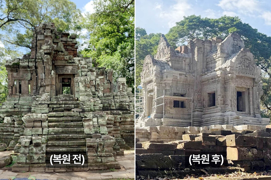 캄보디아 앙코르유적에서 꽃피운 ‘K-...