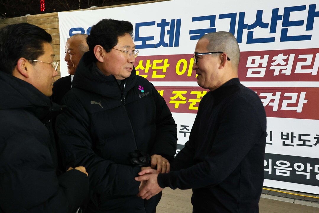 이상일 용인시장, 반도체 국가산단 촛...