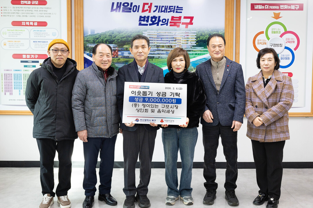 부산 북구, 구포시장 상인회·음악세상...