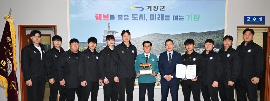 기장군, 기장갈매기 씨름단 창단 첫 ...