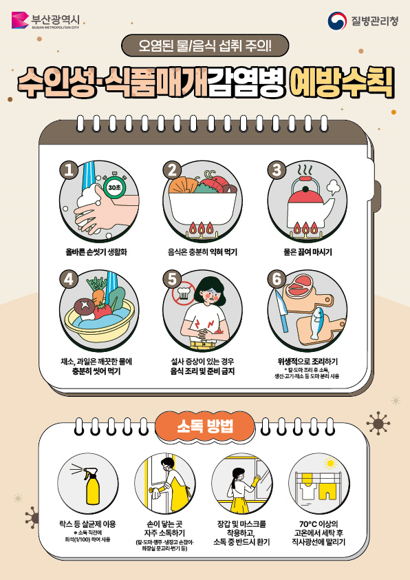 부산시, 수인성·식품매개감염병 대응 ...