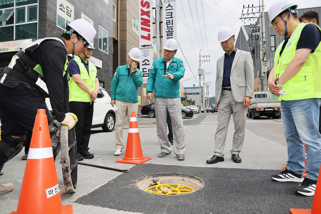 장금용 창원시장 권한대행 맨홀 추락방...