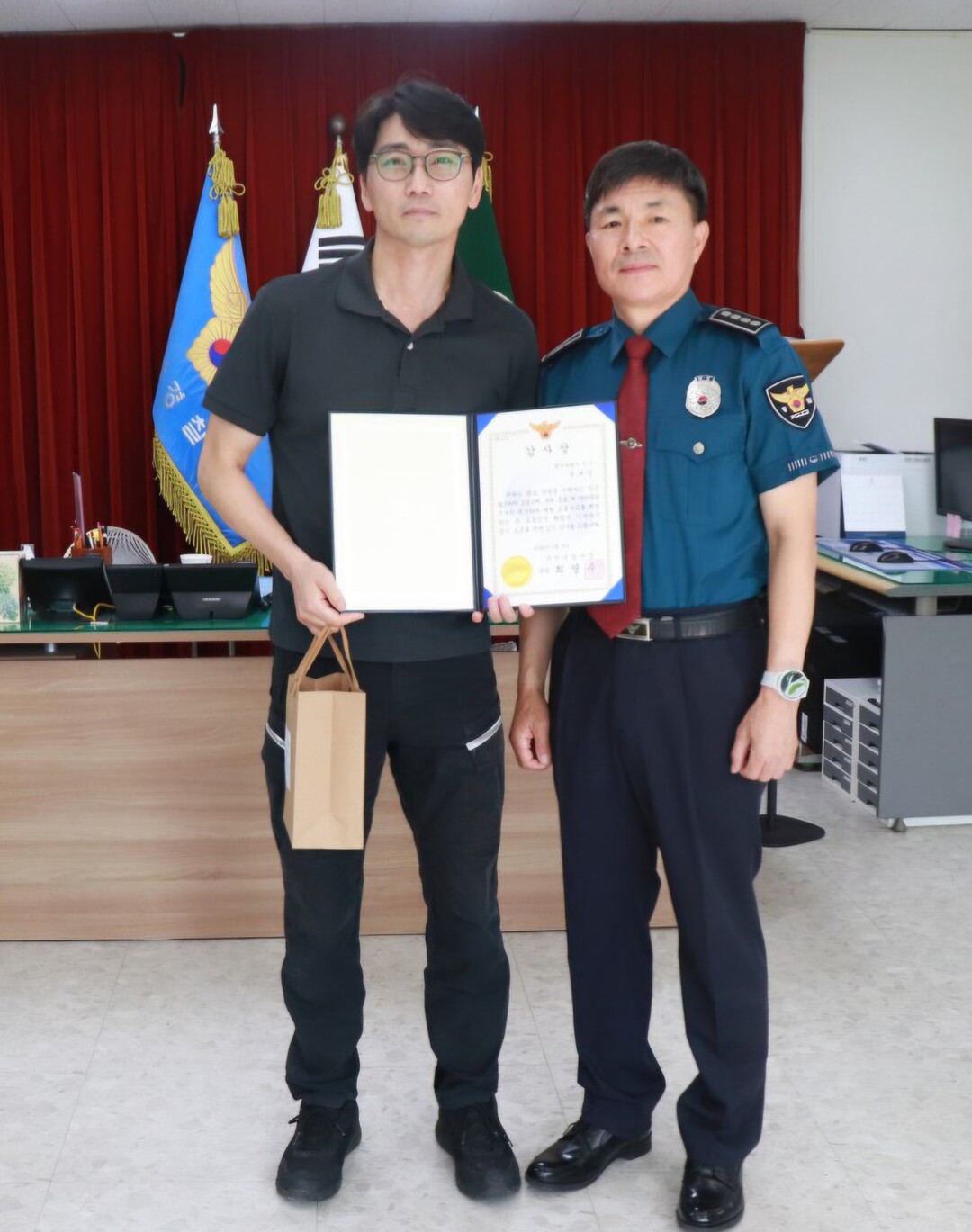 중특단 권재준 경위, 고속도로 대형 ...