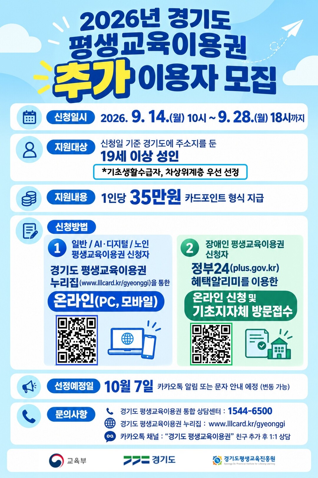 오산시, 평생교육이용권 205명 추가...
