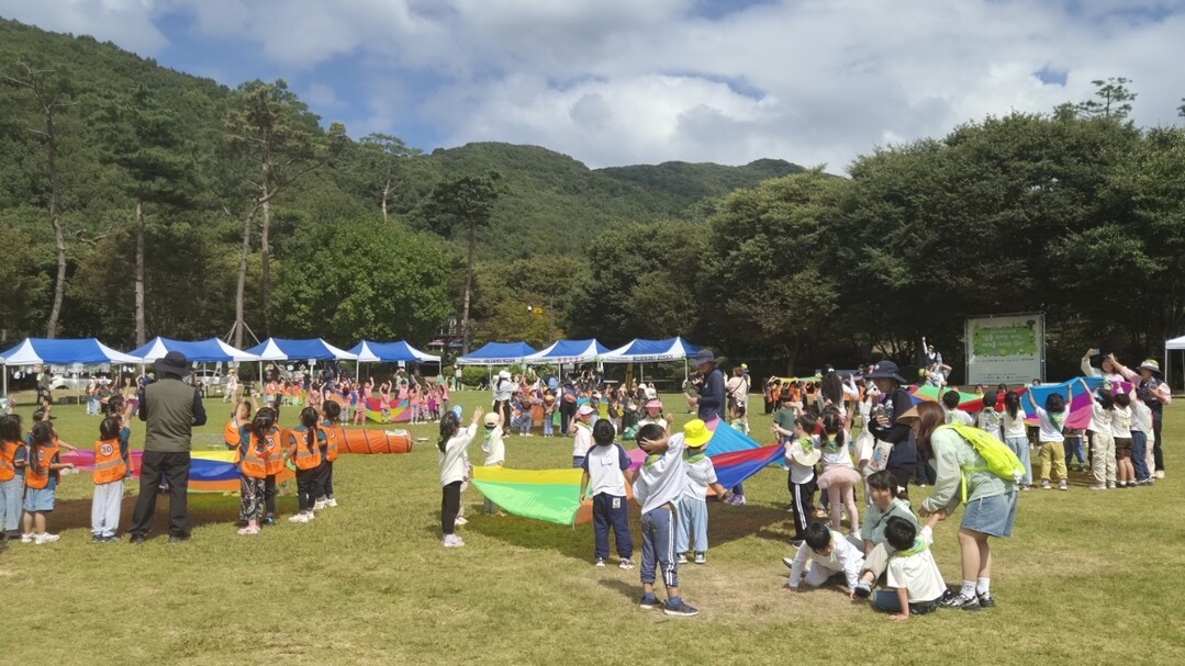 용인시, 유아 1300명 참여한 숲 ...