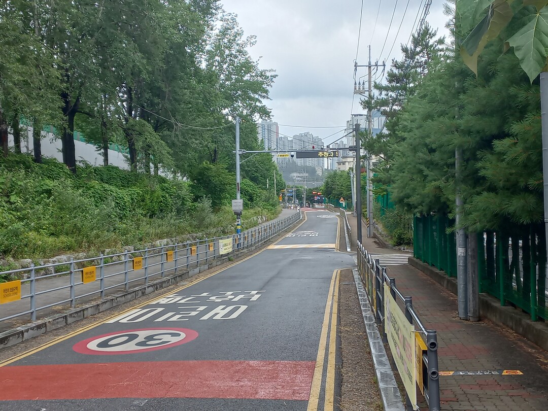 용인시, 언동초·중 통학로 24년 만...