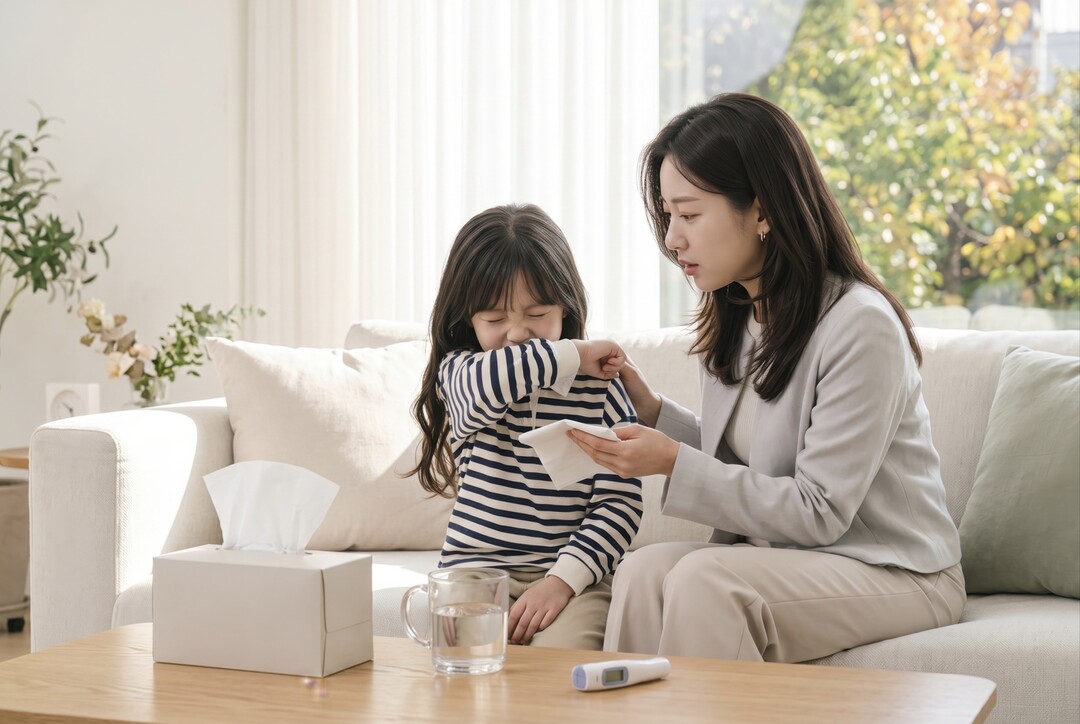 환절기 반복되는 아이 콧물, 감기 아닌 ‘알레르기 비염’ 의심